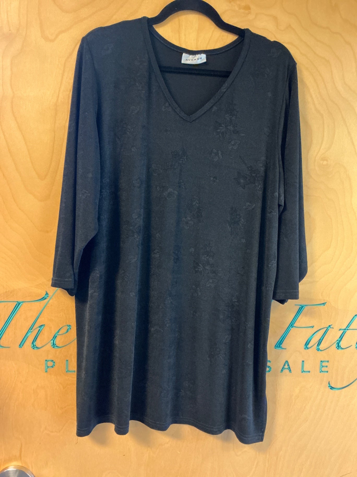 Avenue Blouse - Black - 3X