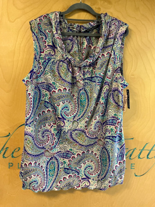 Zac & Rachel Sleeveless Top - Multicolor - 22/24 NWT