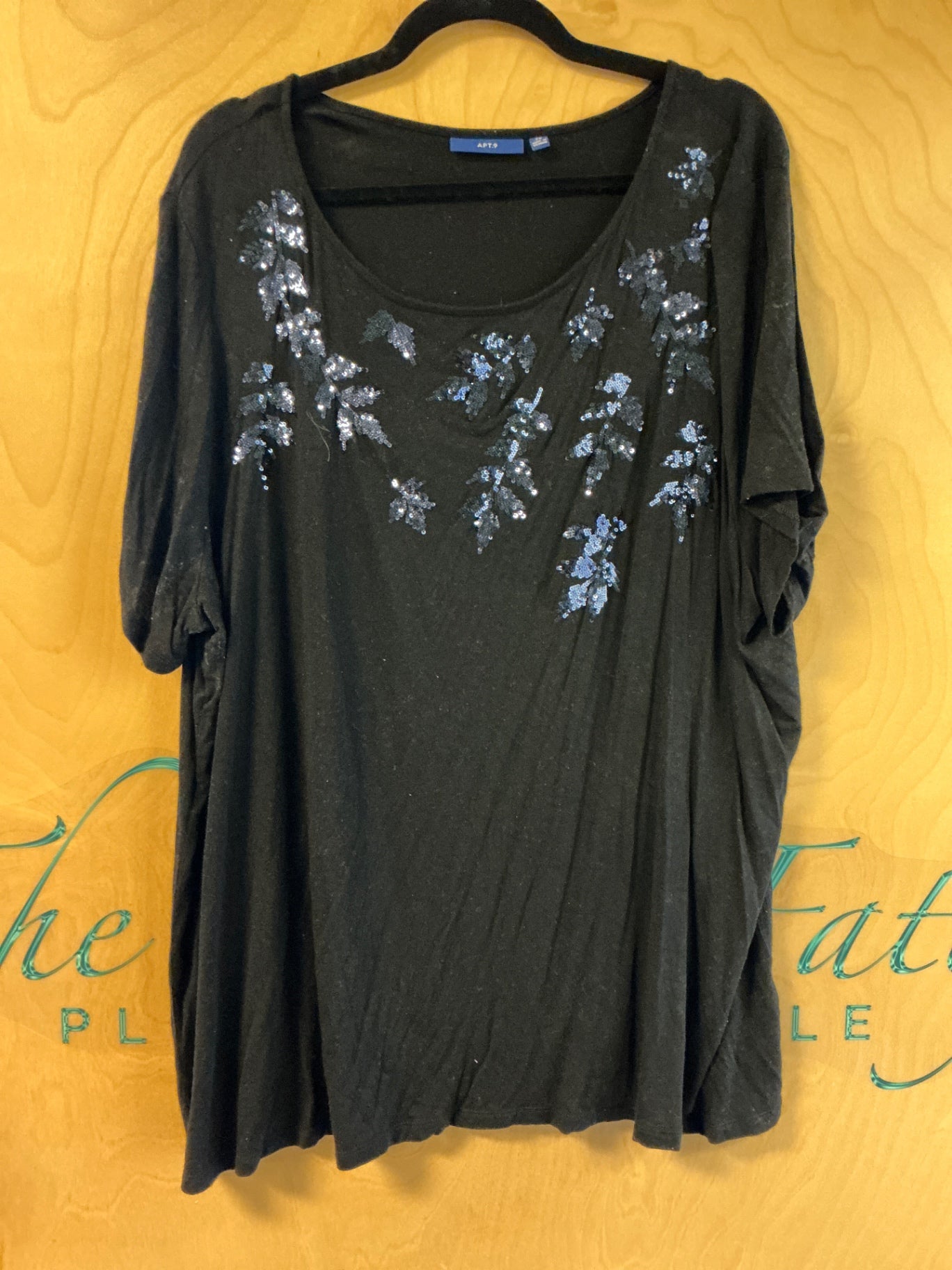 Apt 9 Blouse - Black - 2X