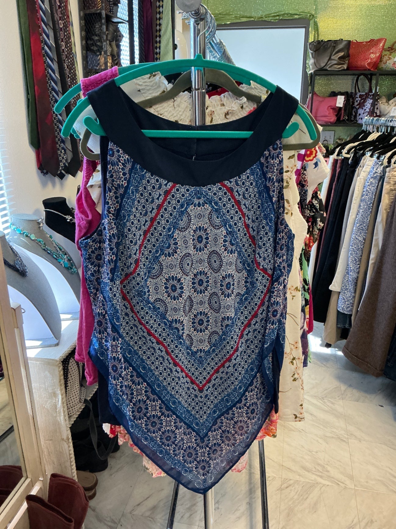 Alyx Blouse - Blue - 1X