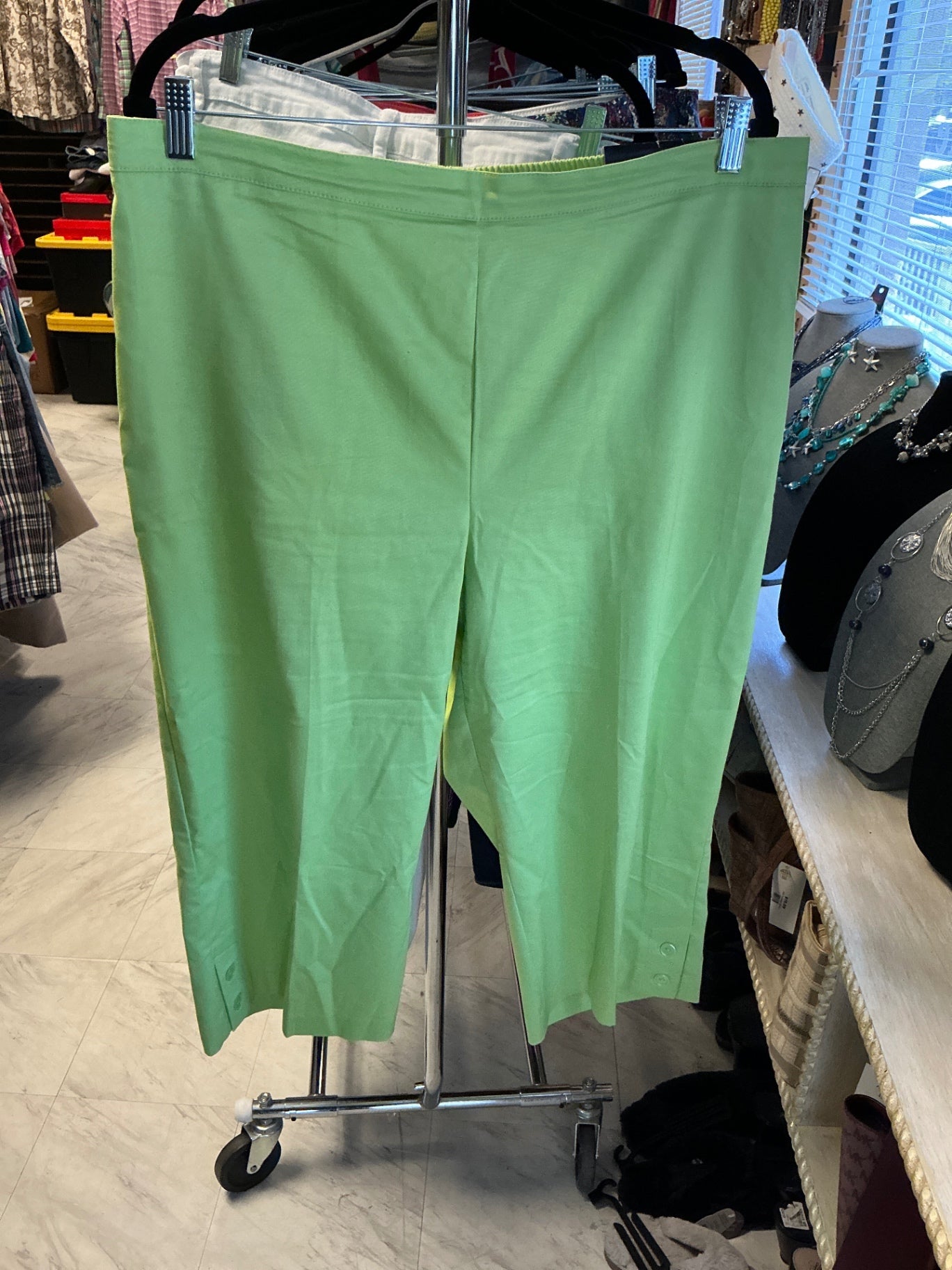 Alfred Dunner Pants - Lime Green - 18