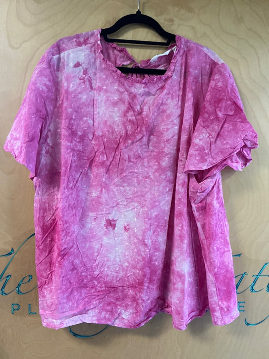 Candace Cameron Bure Blouse - Pink - 4X