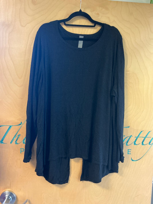 Zuda Blouse - Black - 4X