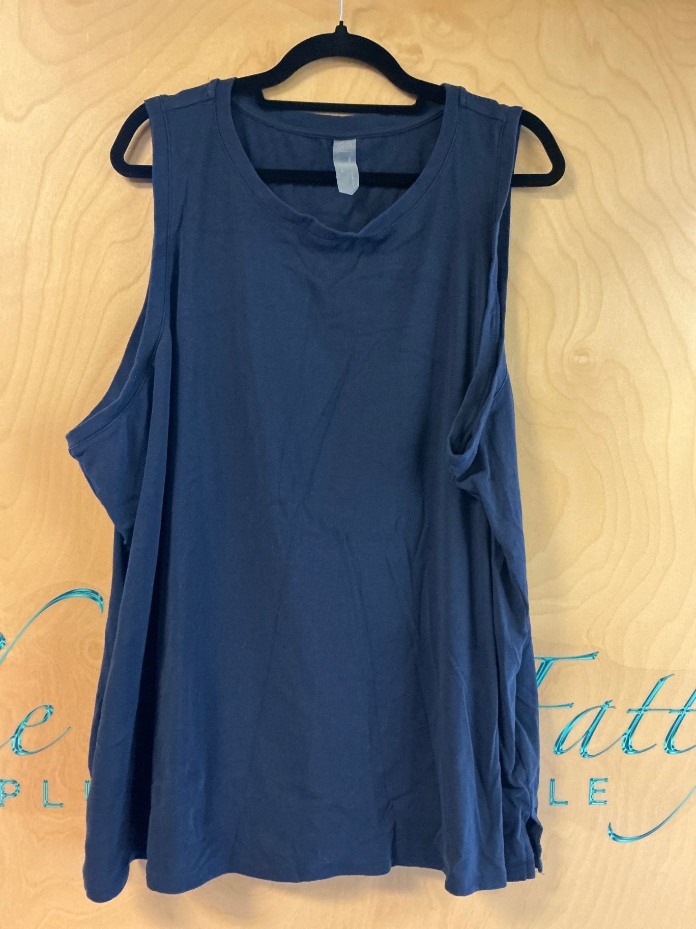 Zuda Tank Top - Navy Blue - 4X