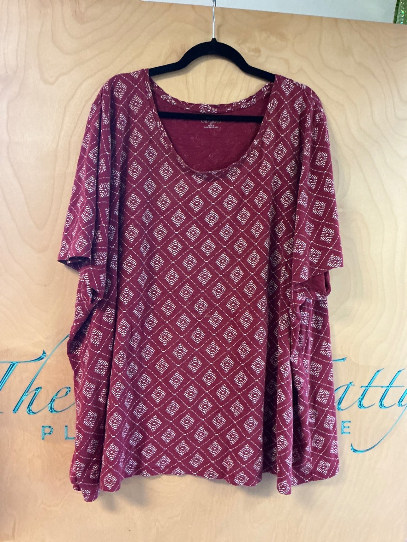 Catherine’s Blouse - Maroon - 4X