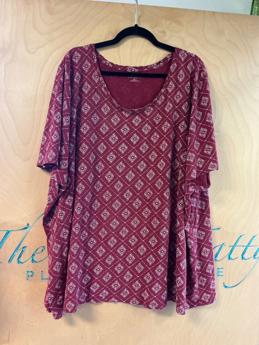 Catherine’s Blouse - Maroon - 4X