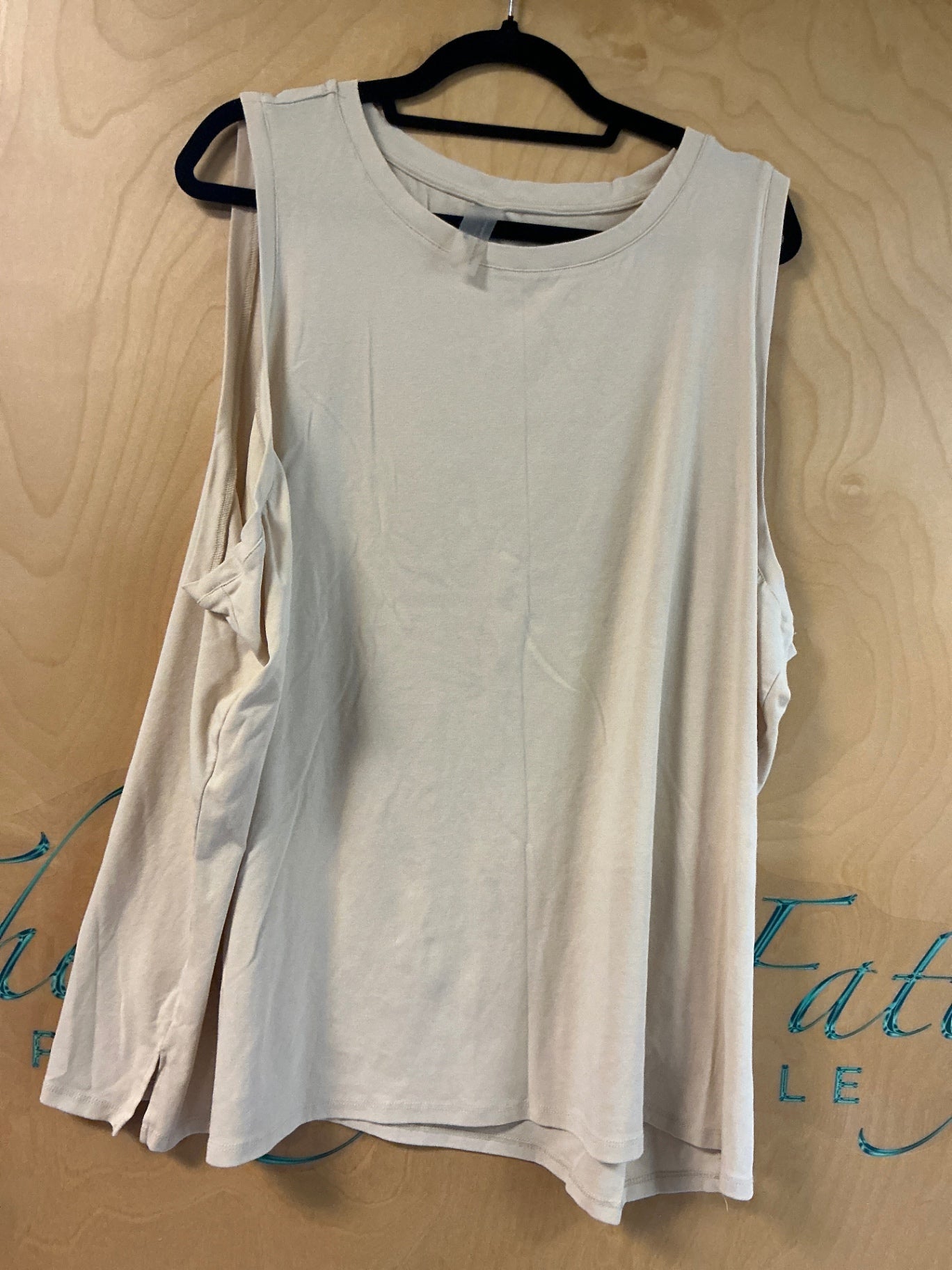 Zuda Tank Top - Cream - 4X