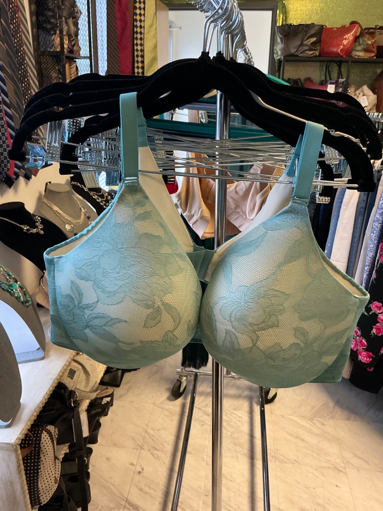 Cacique Lingerie/Bralette - Light Blue - 44DD