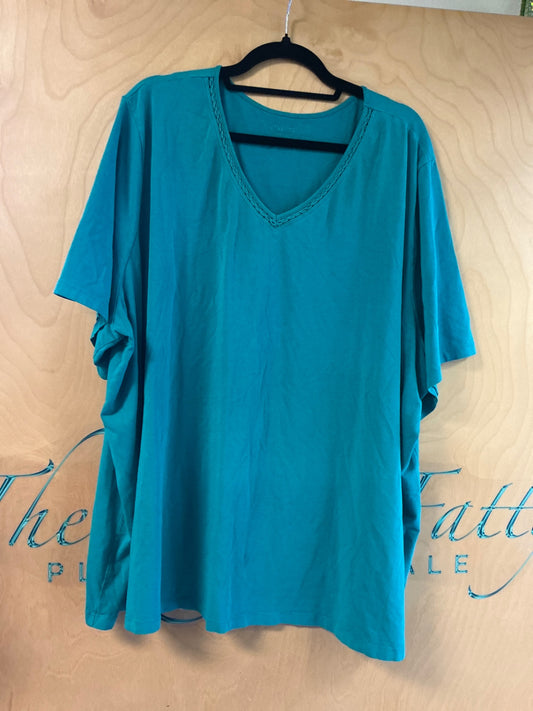 Catherine’s T-Shirt - Turquoise - 4X