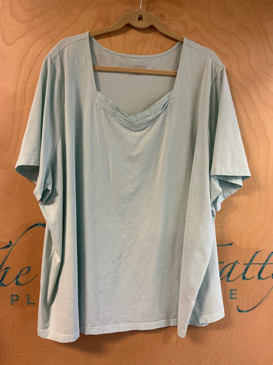 Catherine's T-Shirt - Light Aqua - 4X