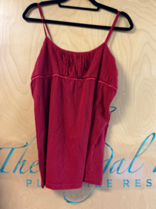 Bozzolo Sleeveless Top - Red - 3X