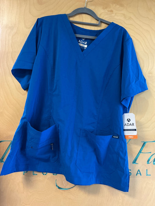 ADAR Scrub Top - Blue - 2XL