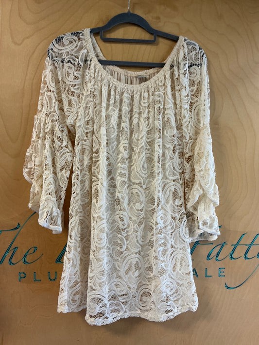Win Win Blouse - Cream - XL