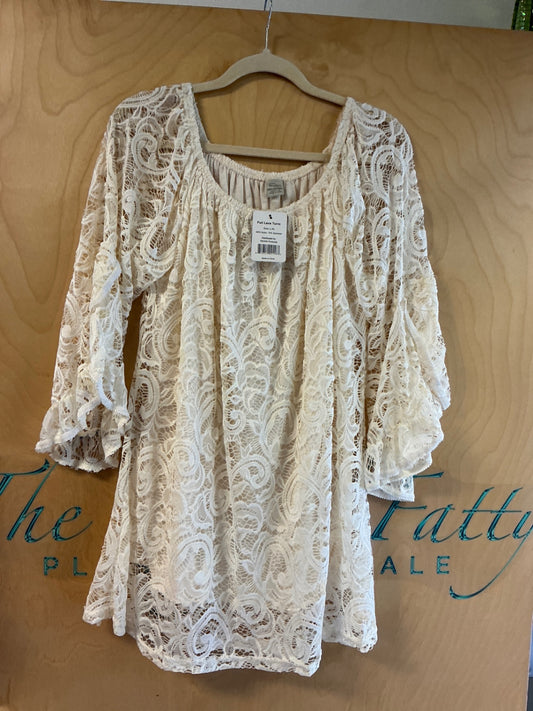 Win Win Blouse - Cream - XL