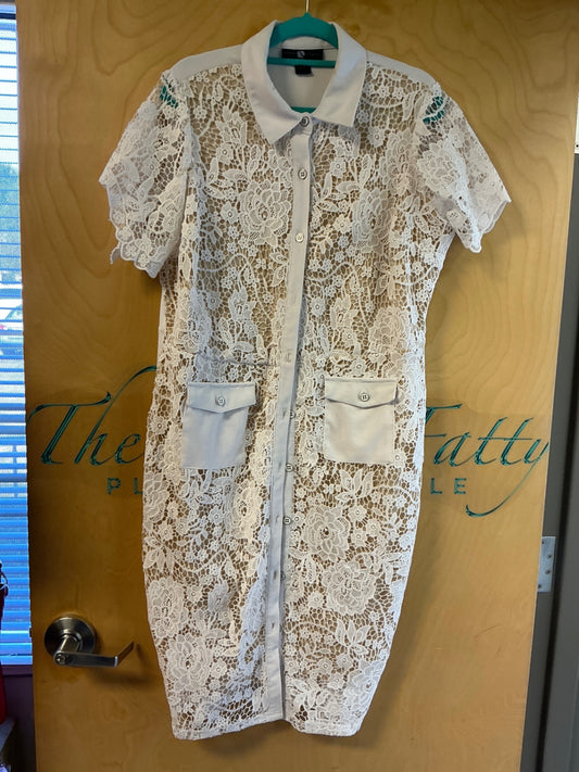 Ashley Stewart Dress - White - 18/20