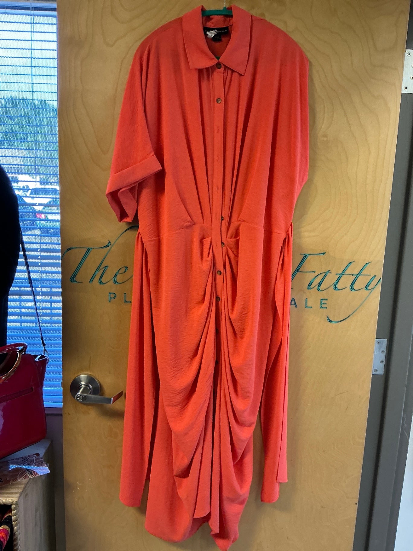 Ashley Stewart Dress - Coral - 14/16