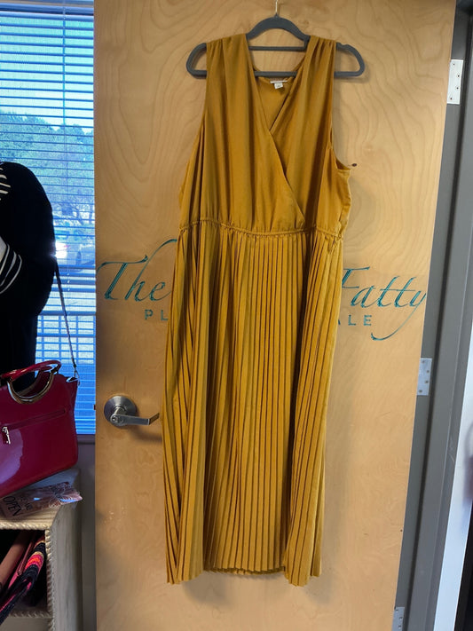 Ava & Viv Dress - Mustard yellow - 4X