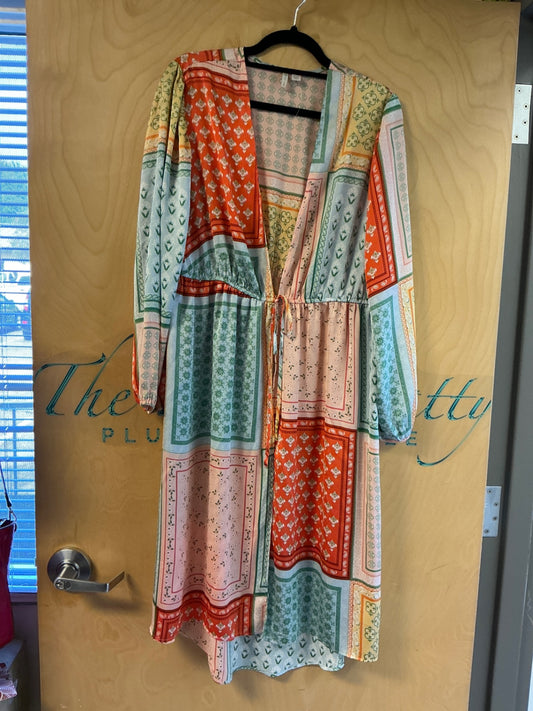 Cato Cover-Up - Multicolor (Orange, Green, Pink) - 14/16