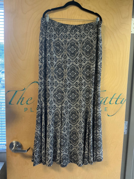 Cato Skirt - Black and beige - 14/16