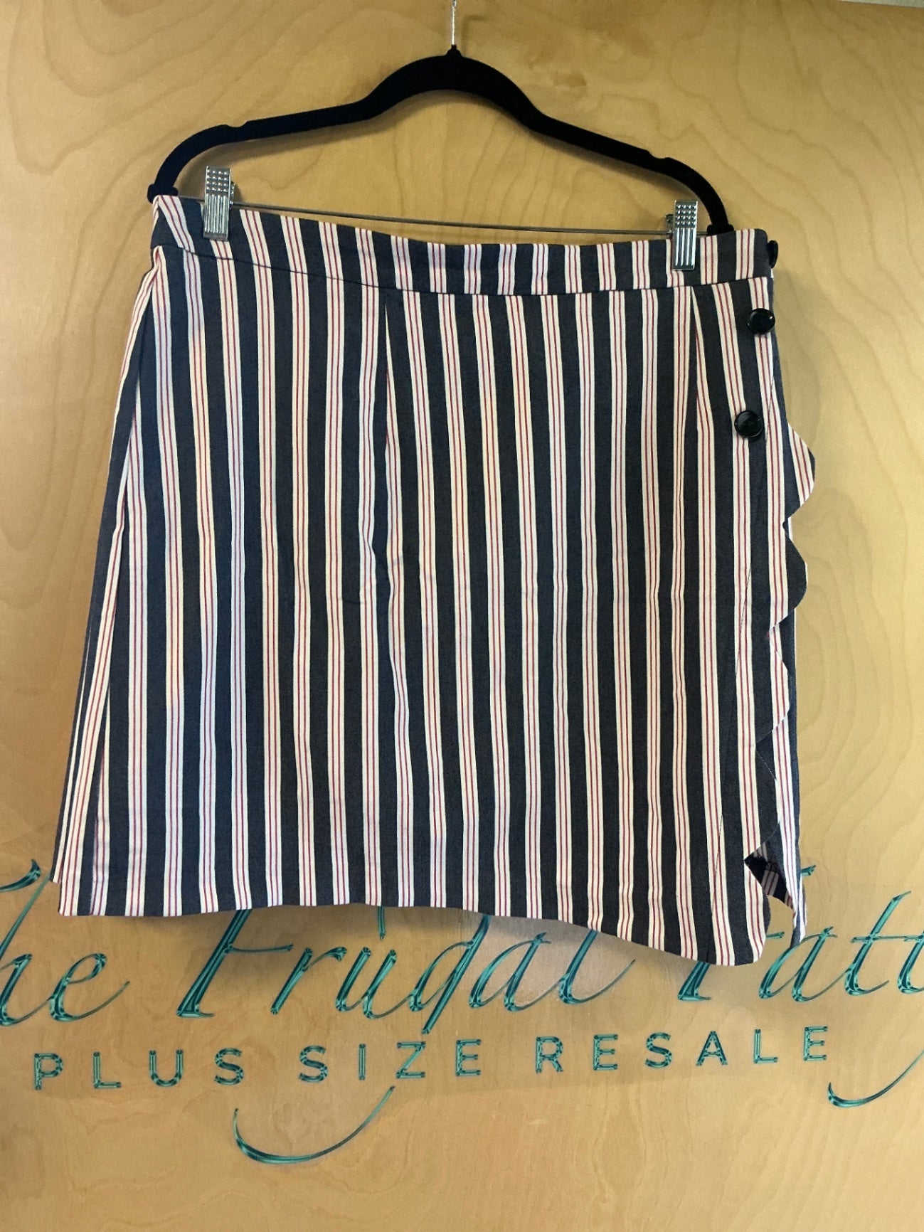 Cato Skirt - Navy blue, White, Red - 20 NWT