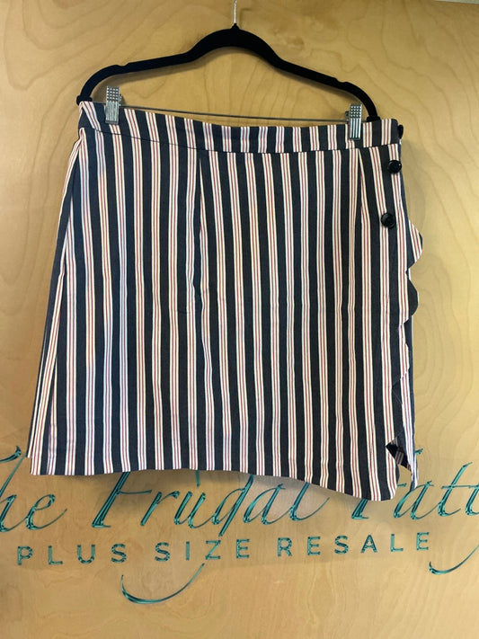 Cato Skirt - Navy blue, White, Red - 20 NWT