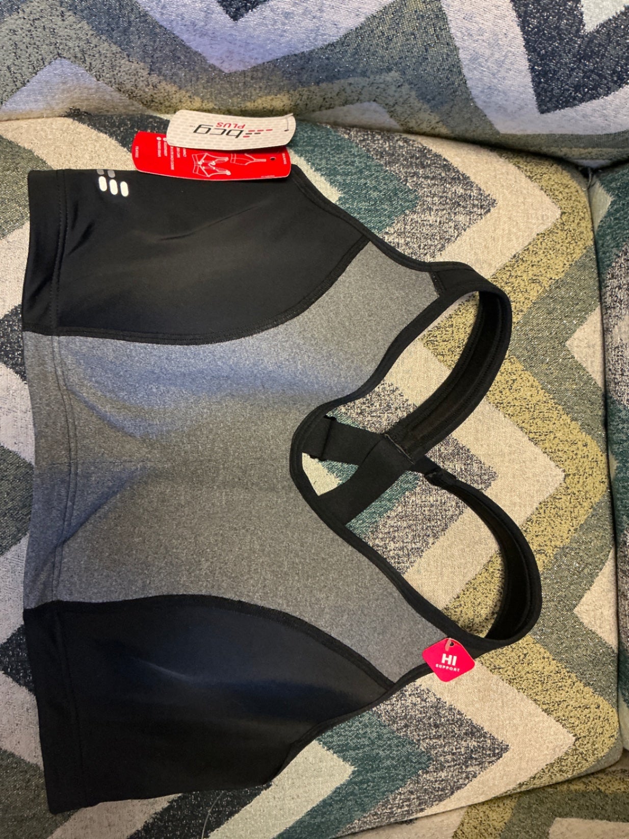bcg Sport Bra - Black and Grey - 40D