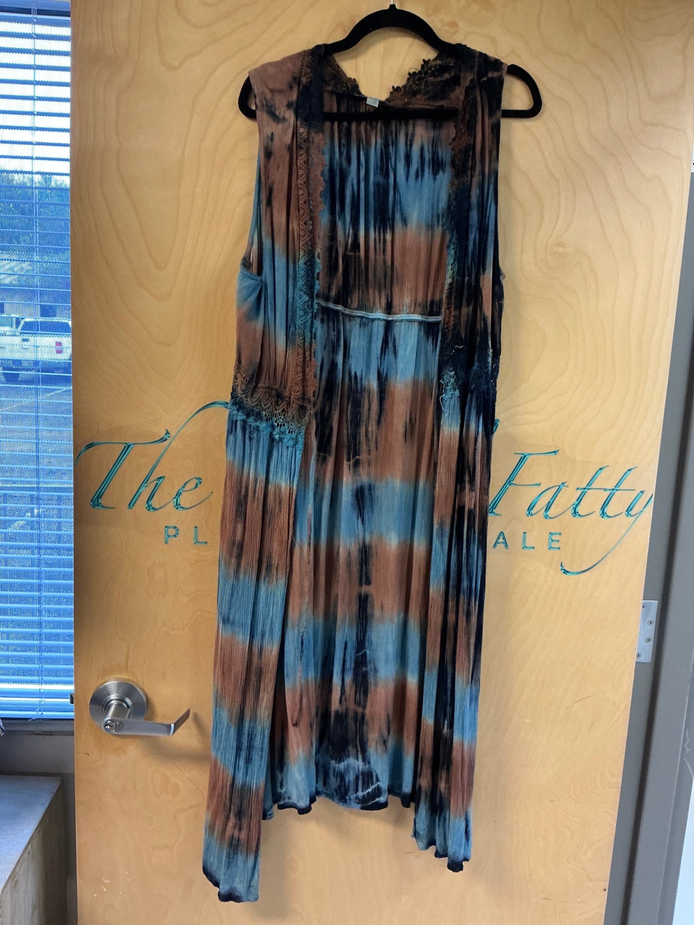 Cato Sleeveless Cover-Up - Multicolored (Blue, Brown, Black) - 18/20